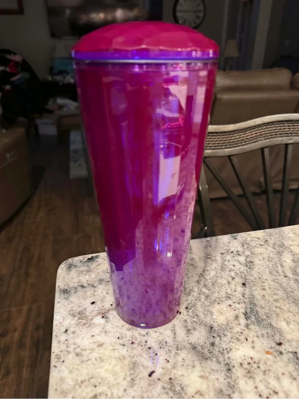 Starbucks Fuchsia Iridescent Tall Tumbler no straw